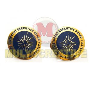 lencana pin logo sampoerna university bahan logam kuningan