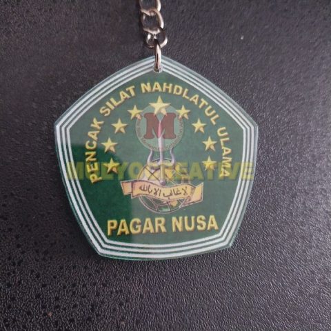 Pesan Keychain Pagar Nusa - Gantungan Kunci Pecak Silat NU