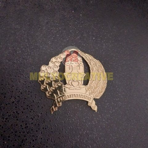 Jual Bros Full Logam Kuningan Logo Pemasyarakatan