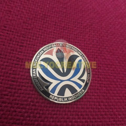 Pesan Pin Bulat Kementerian Lingkungan Hidup