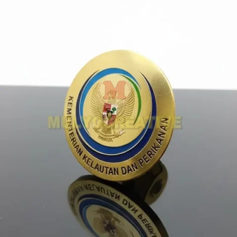 Jual Bros Pin KKP Logam Kuningan