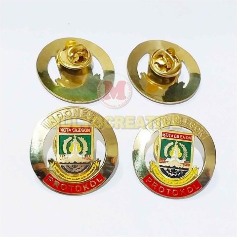 Pesan Bros Kota Cilegon Logam Kuningan 2,5cm