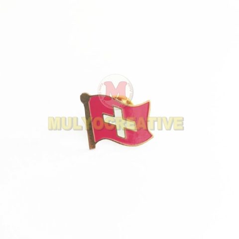 Jual Flag Pin Switzerland