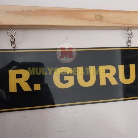 Jual Papan Ruang Guru Hitam
